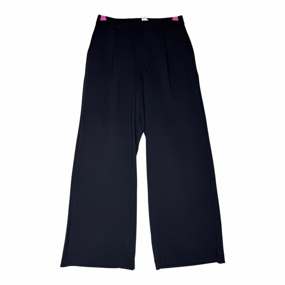 NEW Halara Black High Waisted Wide Leg Dress Pants Size Small